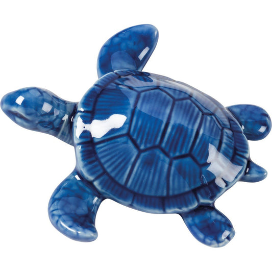 Sea Turtle Figurine (Blue)