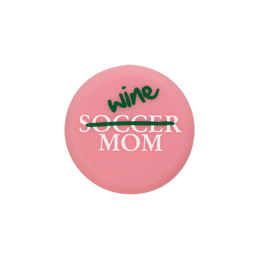 Soccer/Wine Mom Wine Cap