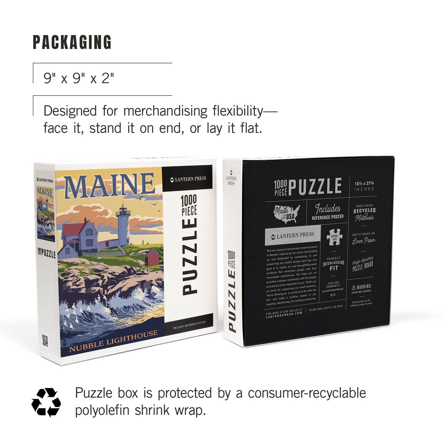 Maine Nubble Lighthouse Jigsaw Puzzle