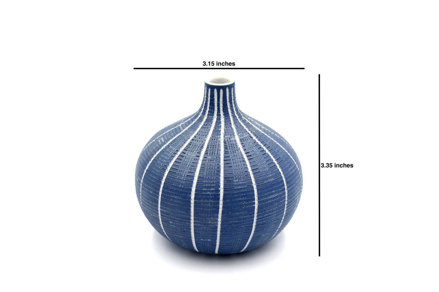 Bud Vase - CONGO TINY L - WO 22 BLUE
