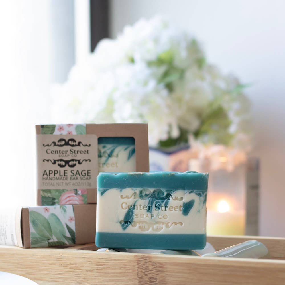 Apple Sage Handmade Soap Bar
