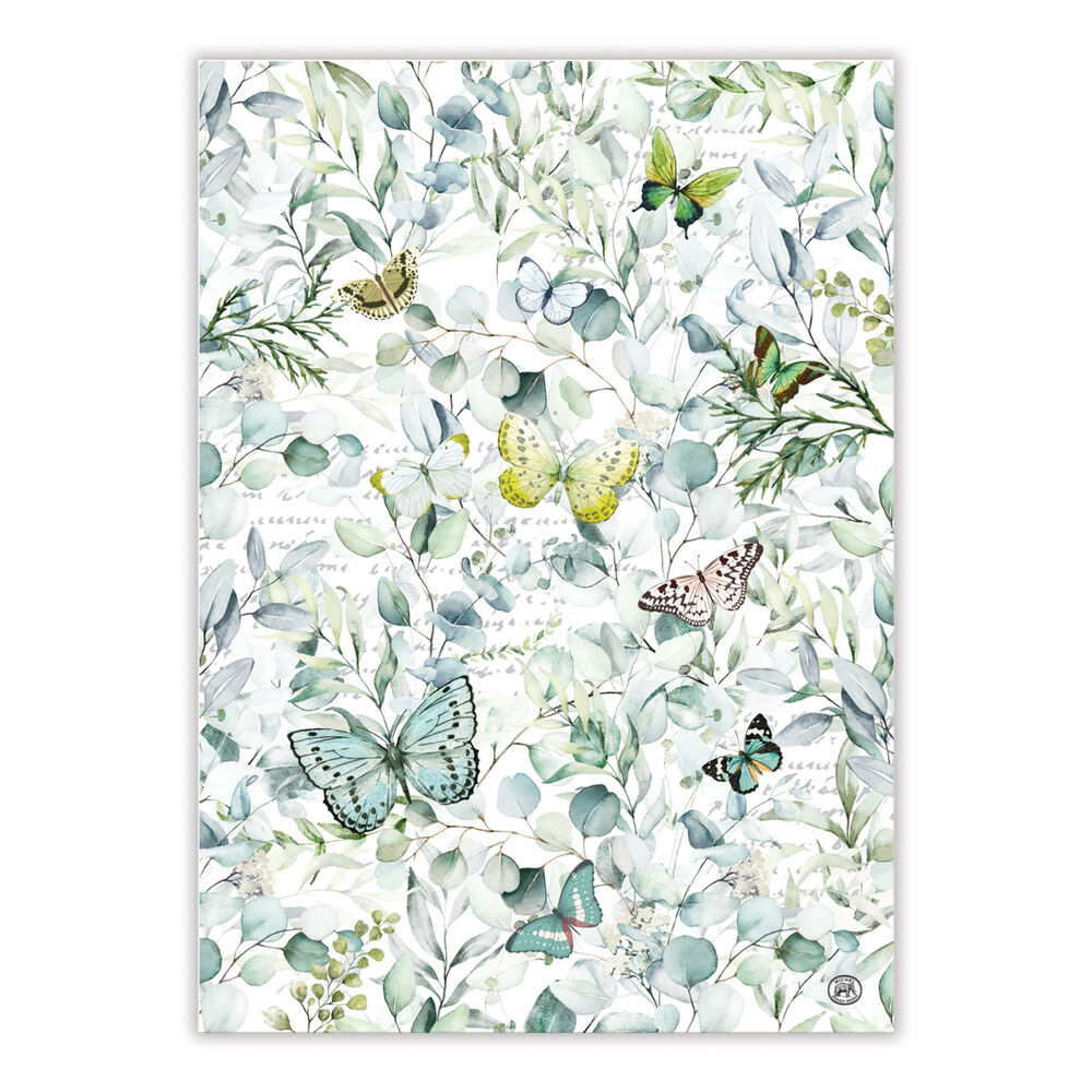 Butterfly Fields Tea Towel