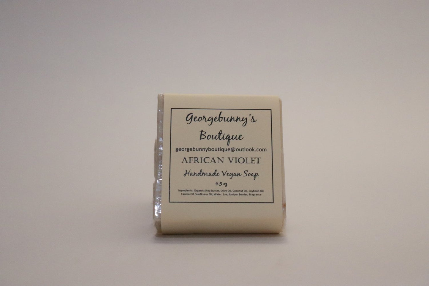African Violet Soap Bar