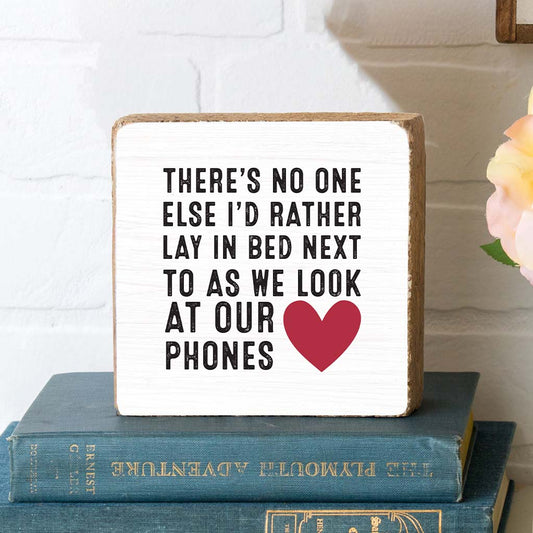 Look At Our Phones Block