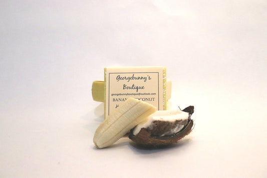 Banana Coconut Scrub Soap Bar