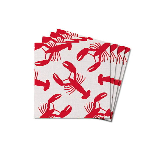 Repeating Lobster Wooden Coaster