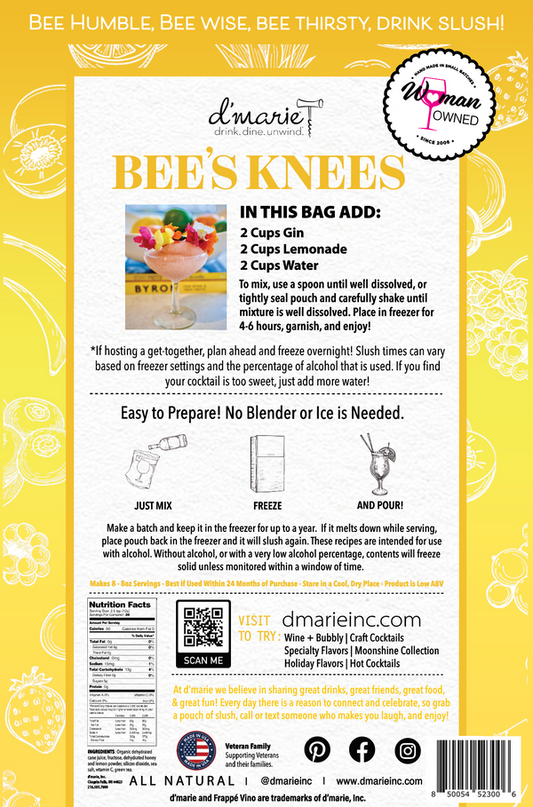 Bee's Knees Cocktail Slush Mix
