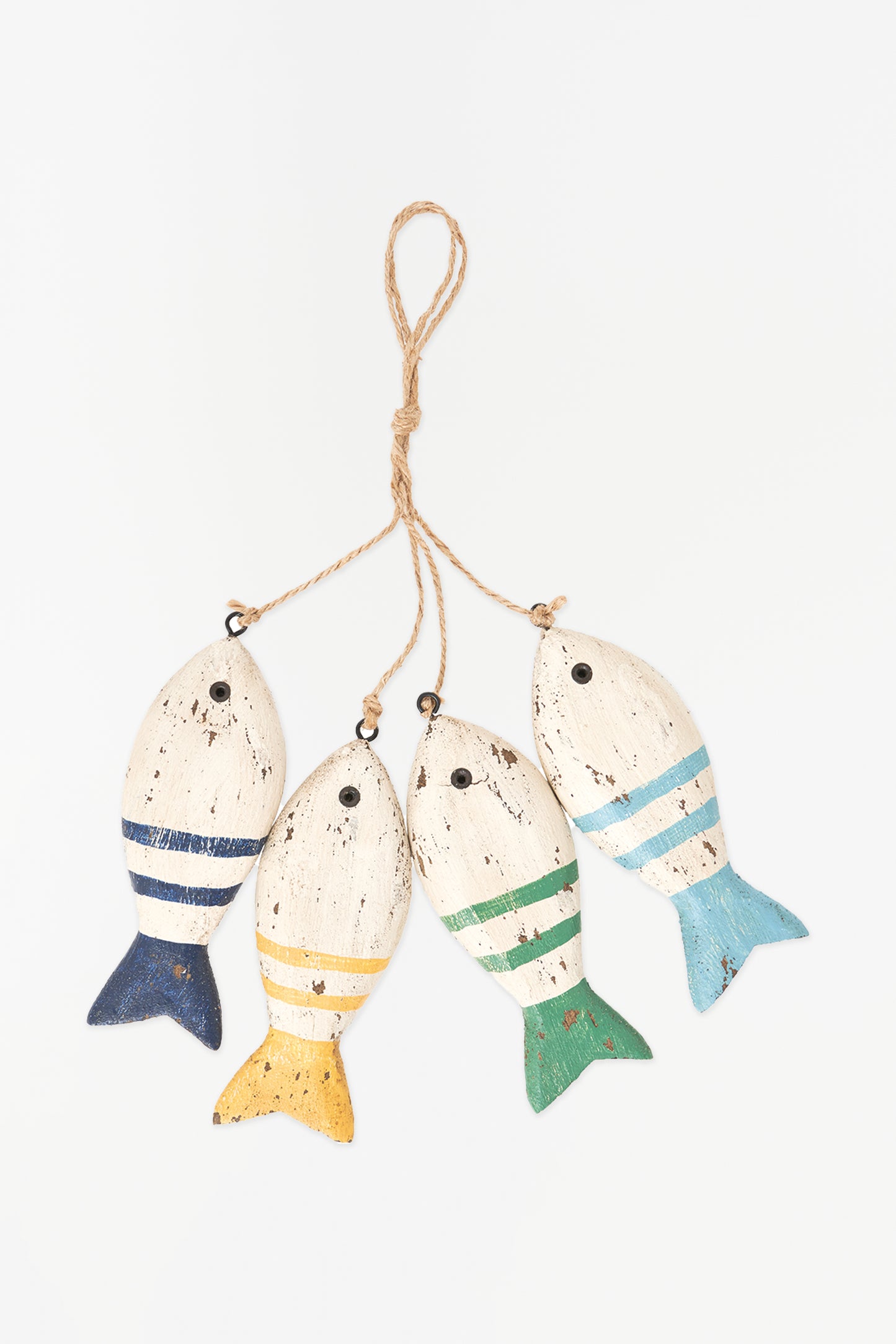String of 4 Fishes - Multicolored