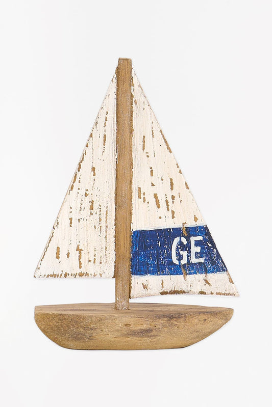 Blue GE Stripe Sailboat
