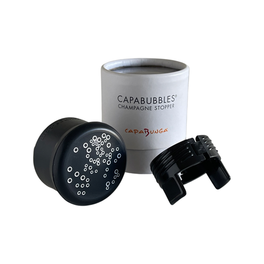 Silver Bubbles Champagne Cap