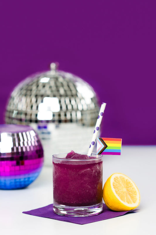 Purple Pride Gin Fizz Cocktail Slush Mix