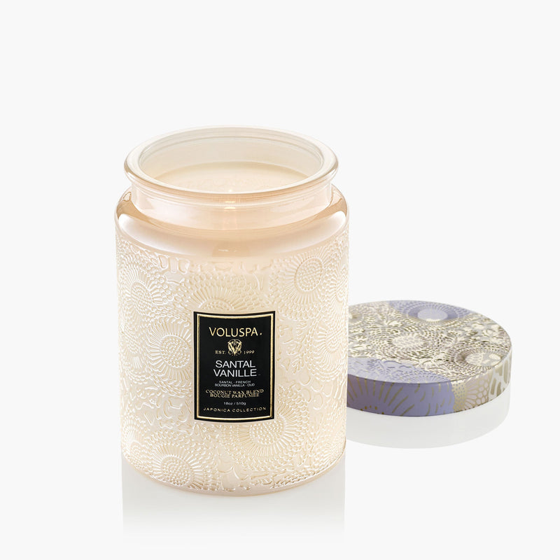 Santal Vanilla Large Jar Candle