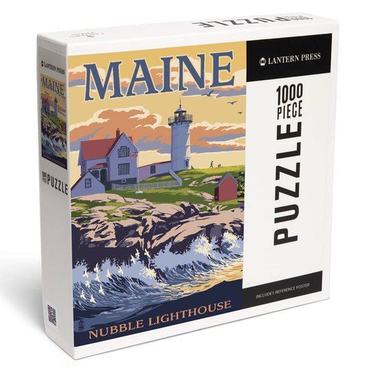 Maine Nubble Lighthouse Jigsaw Puzzle