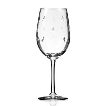 Sailing (White Wine Glass)