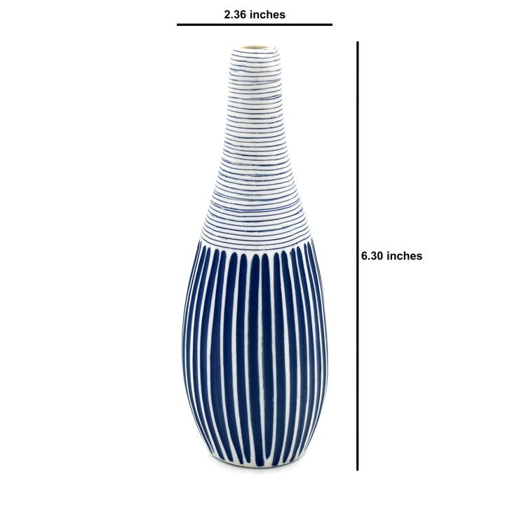 Bud Vase - Modo Mini - Wo 12 BLUE