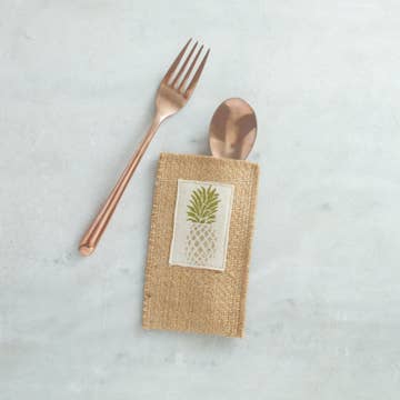Pinneapple Silverware Pouch