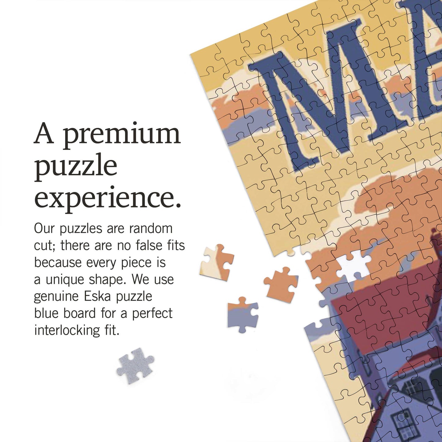Maine Nubble Lighthouse Jigsaw Puzzle