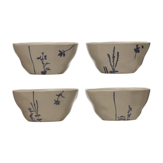 Stoneware Bowl (Botanical)