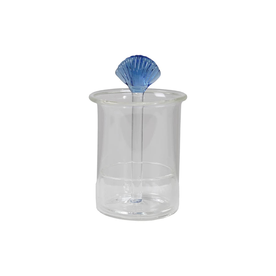 Sea Shell Toothpick/Cotton Swab Holder