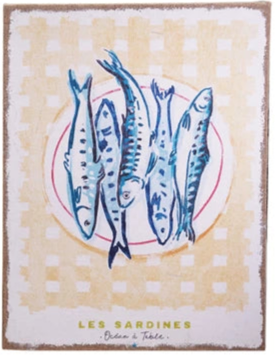 Plastered Sardines 24 x 18