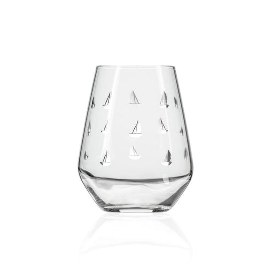 Sailing (Stemless Wine Glass)
