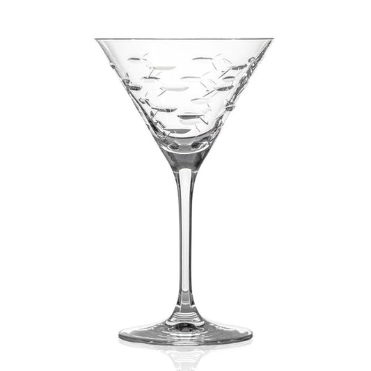 School of Fish Martini Glass (Large)