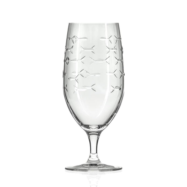 School of Fish (Footed Iced Tea Glass)
