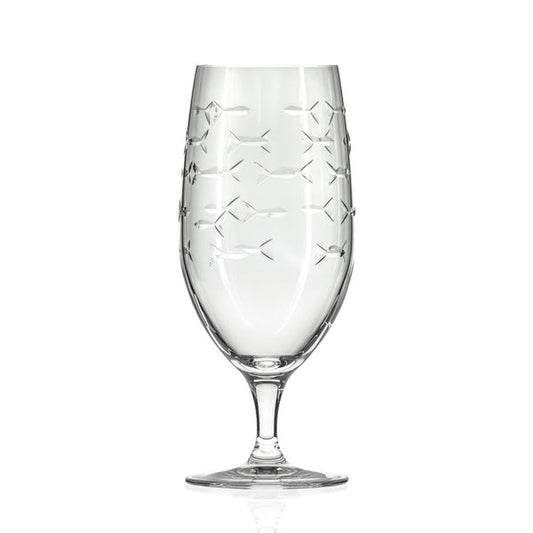School of Fish (Footed Iced Tea Glass)