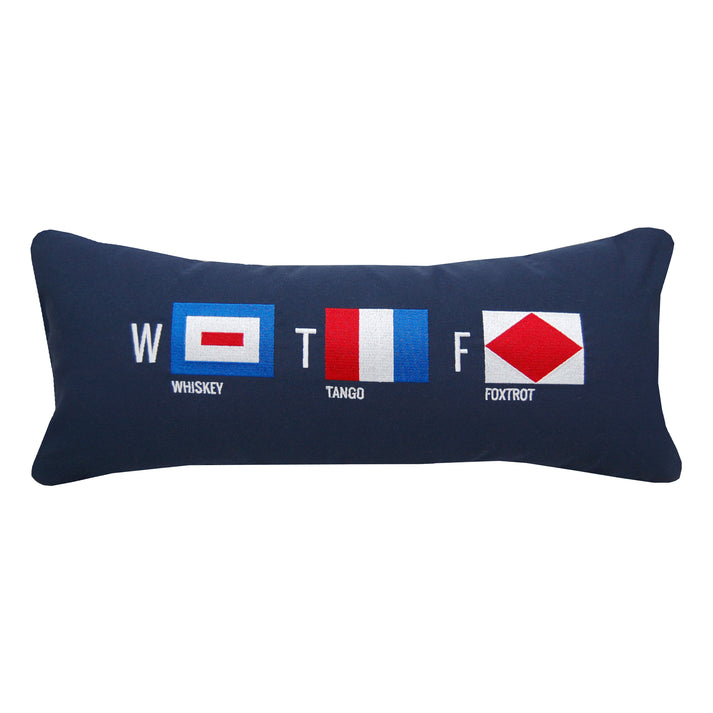 Whiskey Tango Foxtrot Pillow