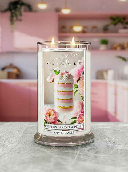 Chiffon Parfait Peony Large 2-Wick
