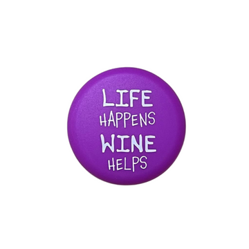 Life Happens Wine Helps Wine Cap