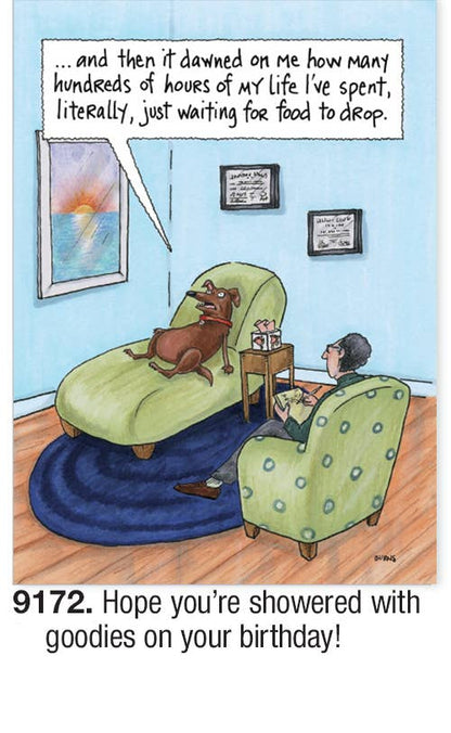 Dog Therapist Birthday Card