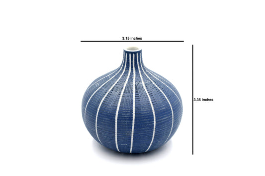 Bud Vase - CONGO TINY L - WO 22 BLUE