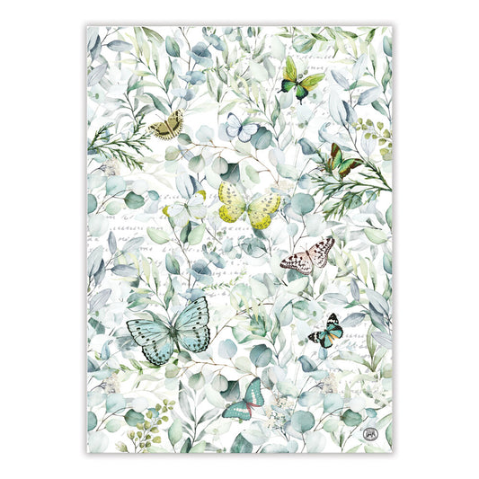 Butterfly Fields Tea Towel