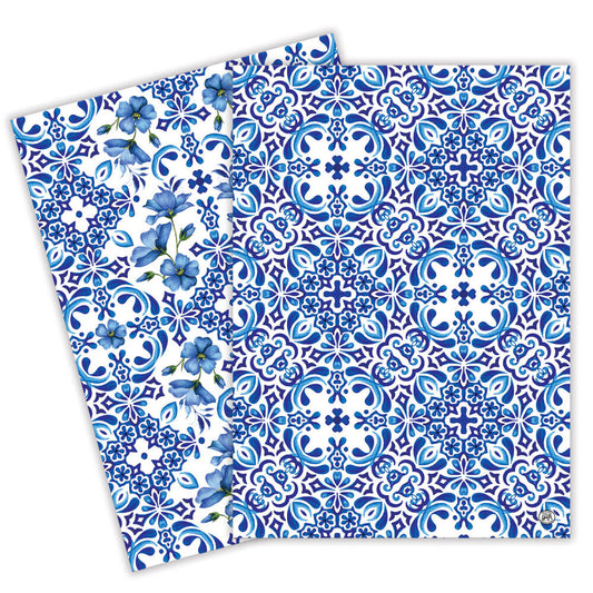 Indigo Seas Tea Towel Set