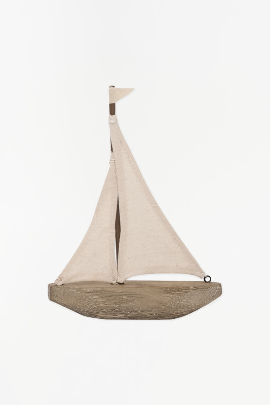 Sailboat w/ Canvas Sail (S)