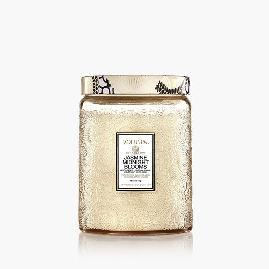 Jasmine Midnight Blooms Large Jar Candle