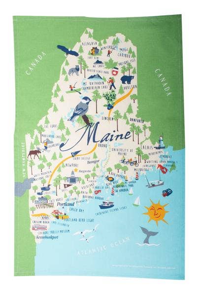 Tea Towel - Maine