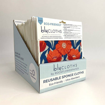 SAVE THE OCEANS blu Cloths Reusable Sponge-Cloth, Set of 2