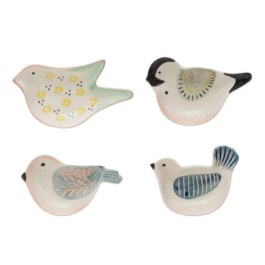 Hand-Painted Bird Shaped Dish
