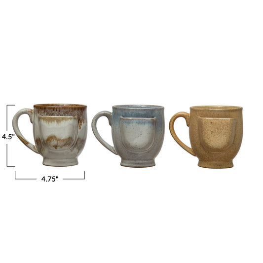 Stoneware Mug w/ Tea Bag Holder (Reactive)
