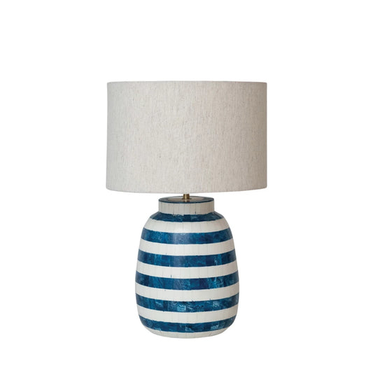 Striped Table Lamp