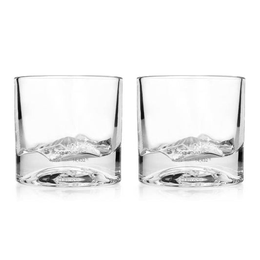 Rocky Mountains 2 Glass Set