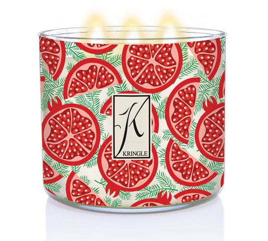 Pomegranate & Fir 3-Wick Candle