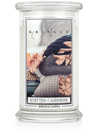 Knitted Cashmere Jar Candle (L)