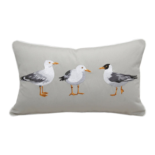 Seagull Flash Mob Pillow